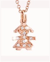 Pendente Le Bebé Donna Le Briciole in Oro rosa Diamante LBB324 - LBB324
